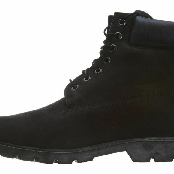 Timberland Men's 6'Inch Basic Waterproof Suede Nubuck Boots Black 19039 ALL SIZE